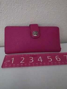 Hobo Women's Wallet - Pink Snap Closure
